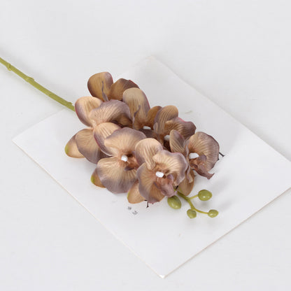 9 autumn color Phalaenopsis artificial flowers