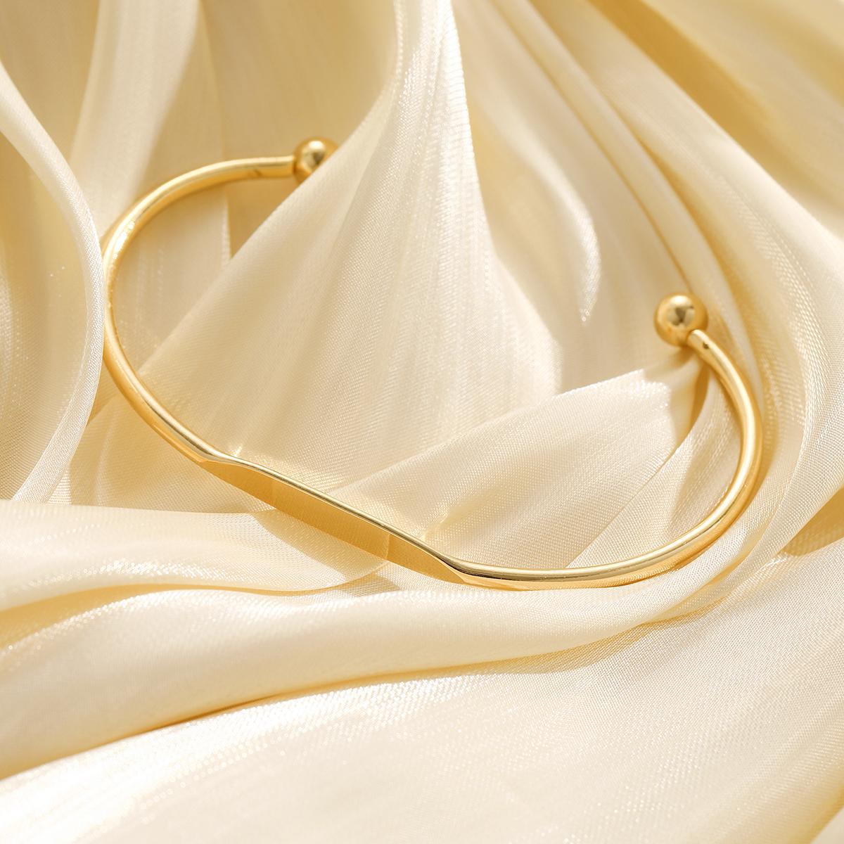 Gold Leaf Cuff Bracelet