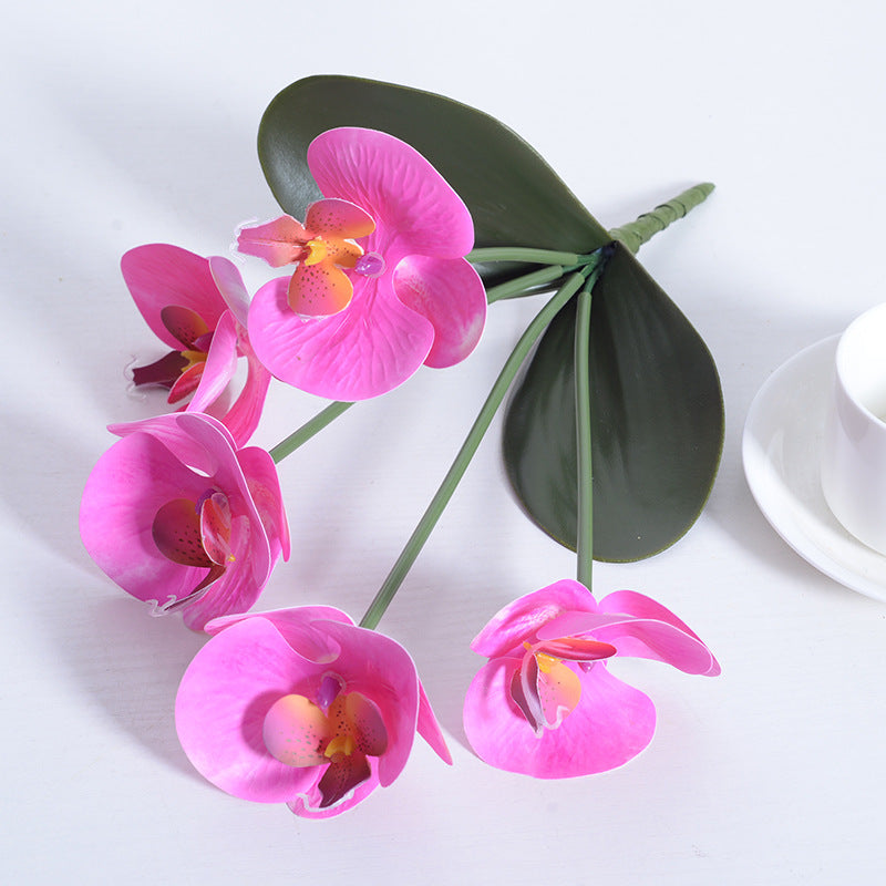 5 Phalaenopsis Orchid Bunch Artificial Flowers