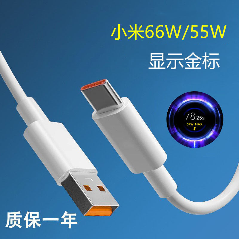 Cable de carga rápida Xiaomi Mix 4 de 120 W tipo C 6 A 