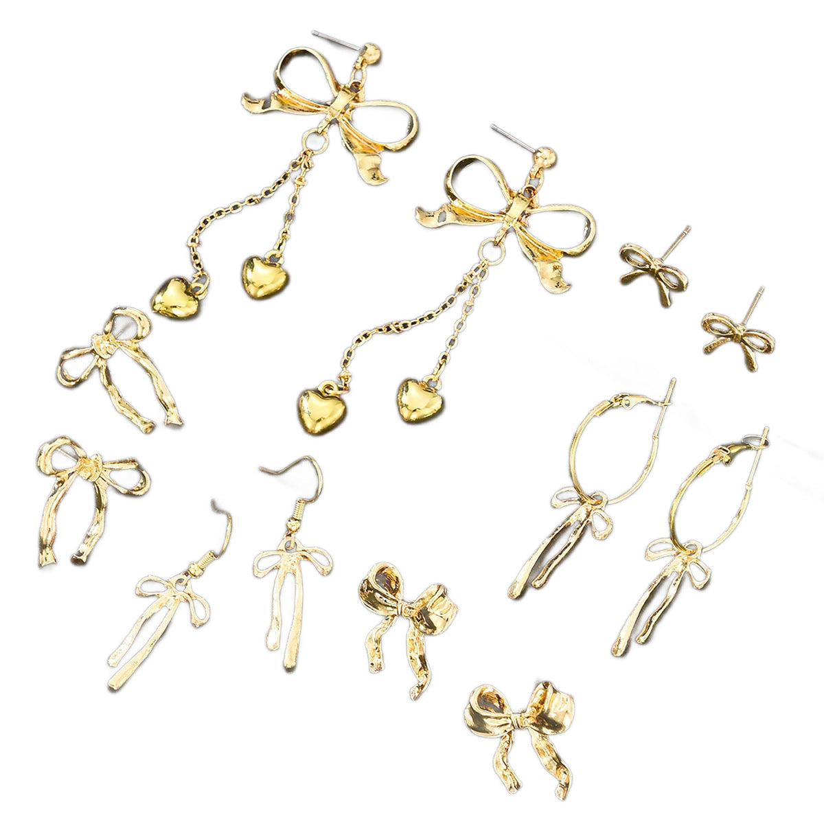 Geometric Bow Earrings