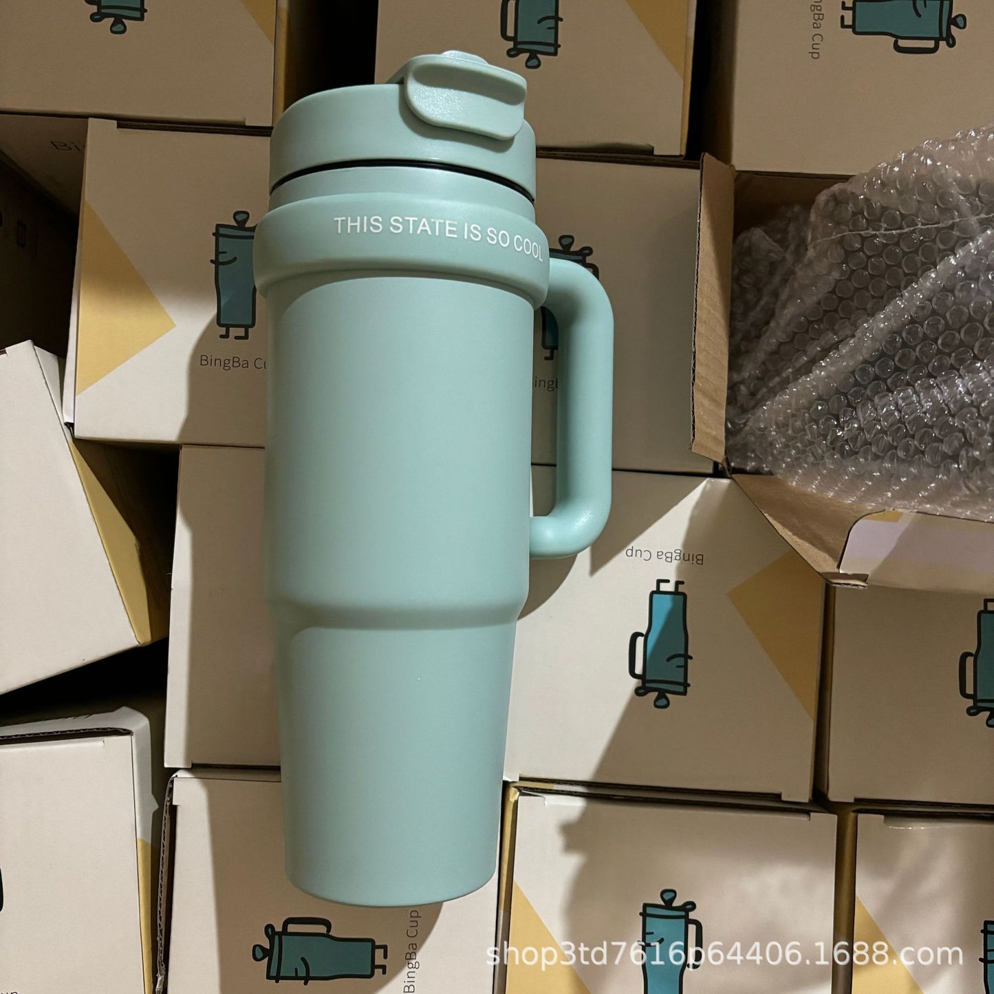 30Oz Car Cup with Handle 304 Stainless Steel