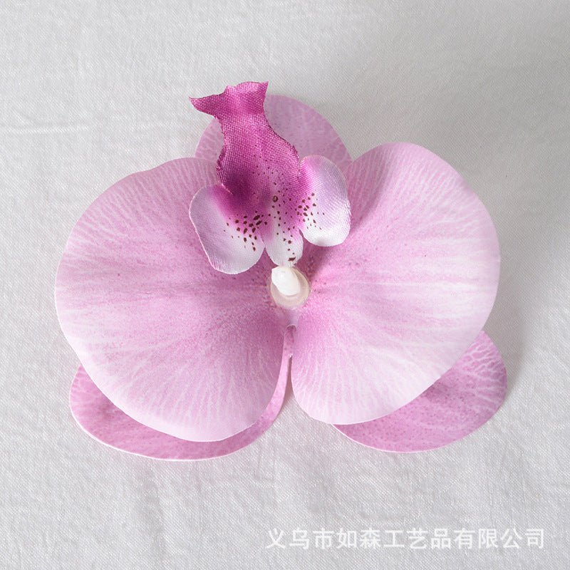 Cabeza de flor de orquídea mariposa de laminación 3D de simulación 