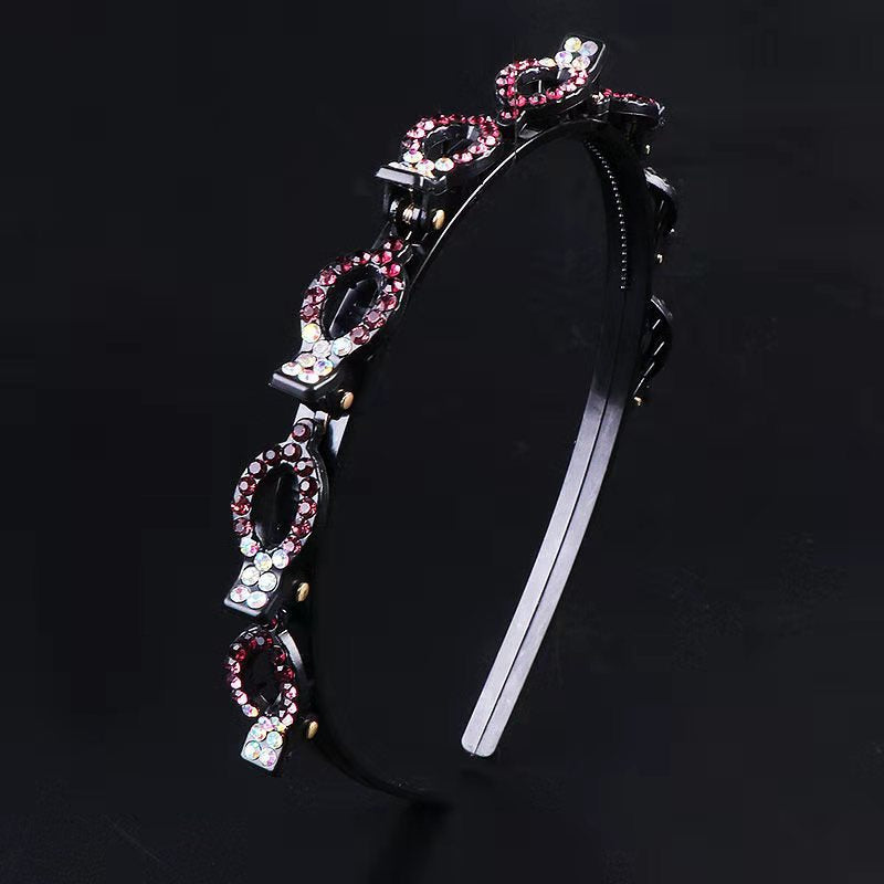 Rhinestone headband disc hair accessories