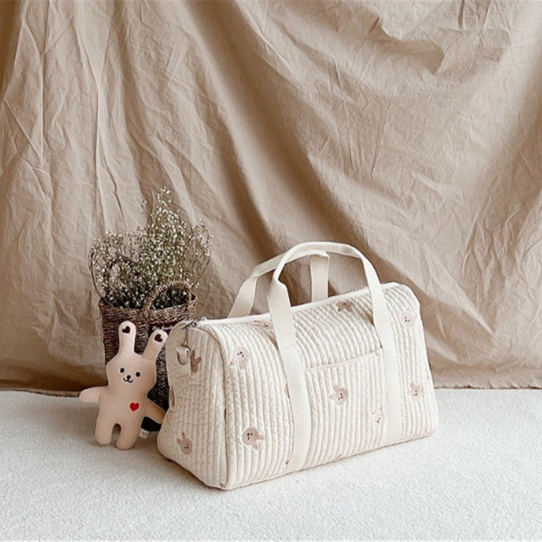 Embroidered Travel Bag Large Capacity Crossbody Bag