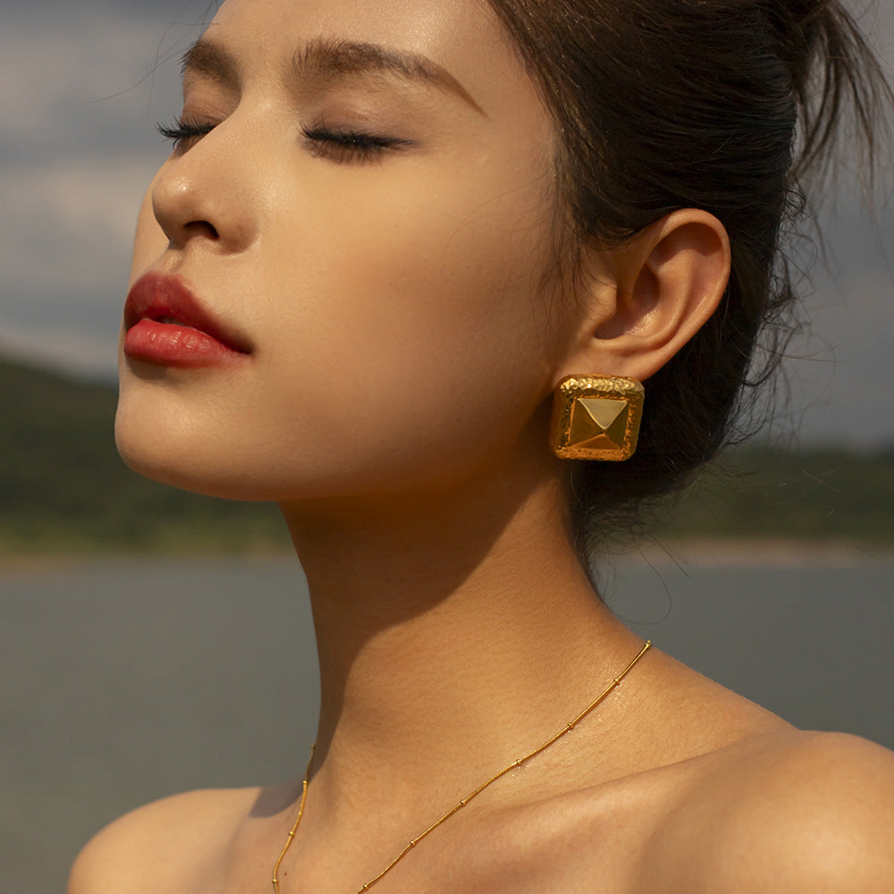 Ring and earring combination punk style jewelry