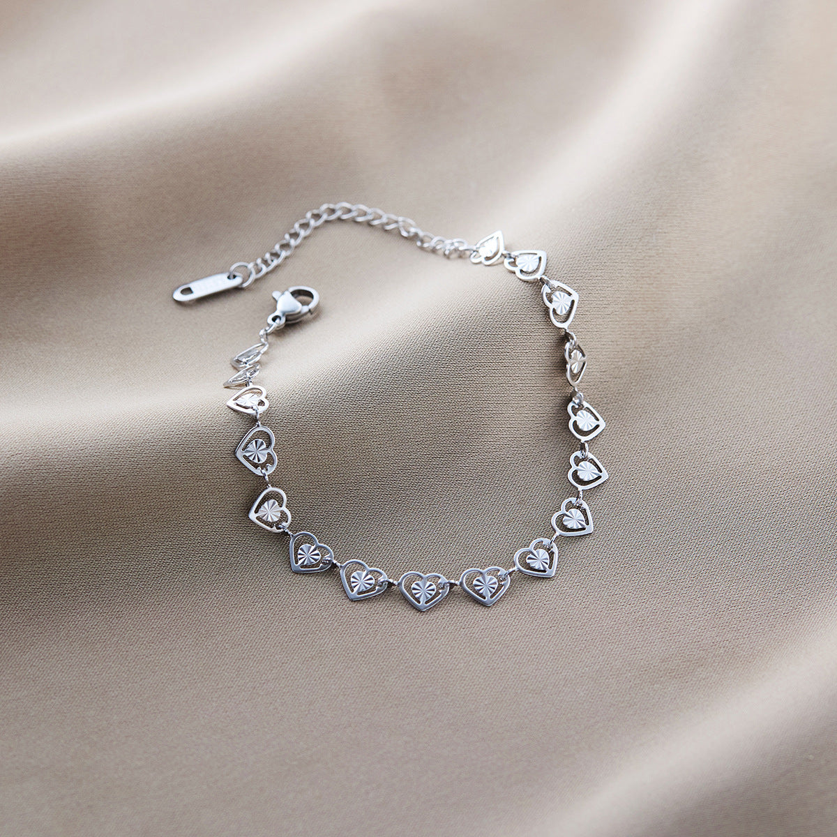 Titanium Steel Five-Leaf Clover Bracelet
