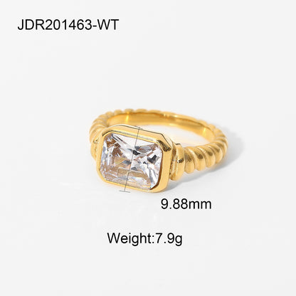 Twisted Spiral Ring Jewelry