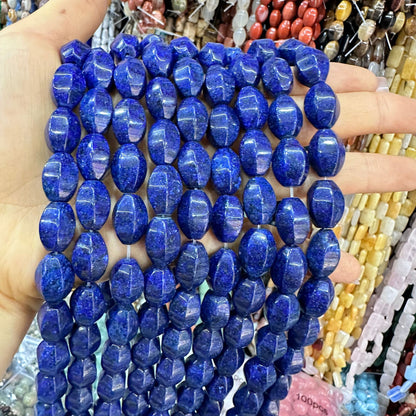 Cristal 28pcs contas de arroz hexagonais 10*14MM contas soltas 