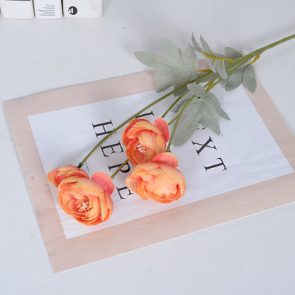 Artificial flower four-headed tea flower lotus