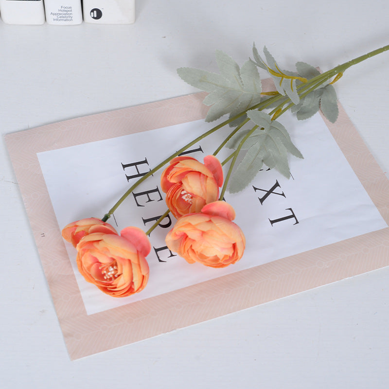 Artificial flower four-headed tea flower lotus