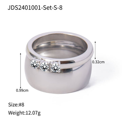 Juego de anillos en espiral simples 