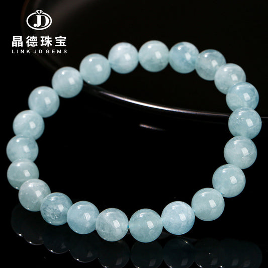 Grade A Brazilian Natural Aquamarine Bracelet