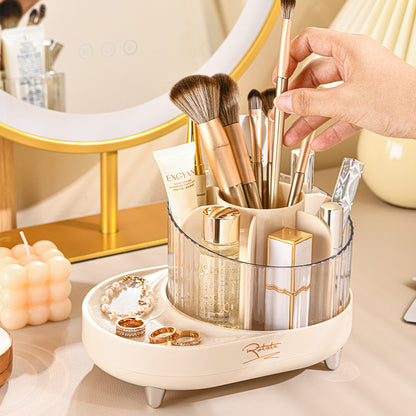 Rotating Makeup Brush Organizer