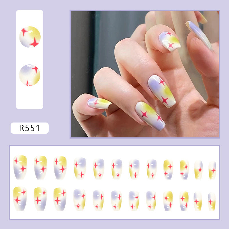 Summer Sweet Cool Series INS Style Wearable Nail