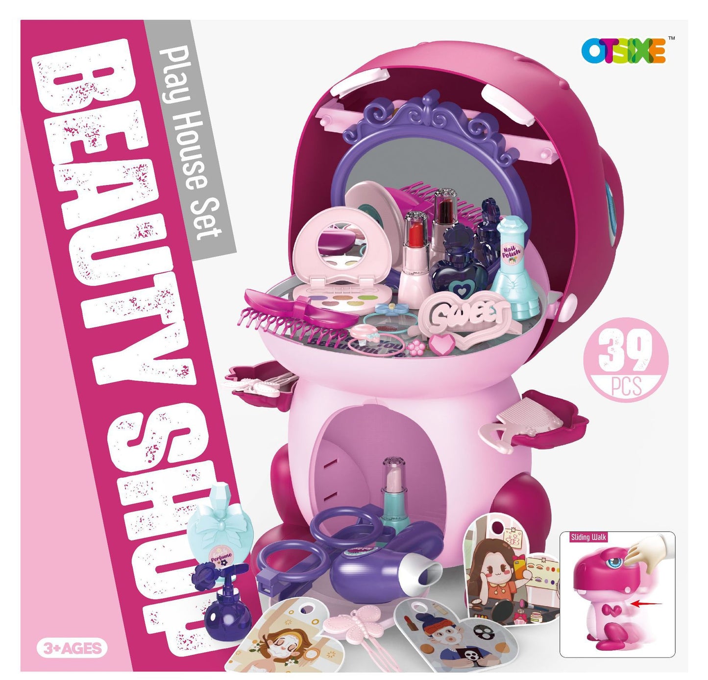 Children's Pretend Play Kitchen Toy Set: Girls' Cooking Rice Cooking Kitchen Utensil Tableware Dinosaur Storage Set