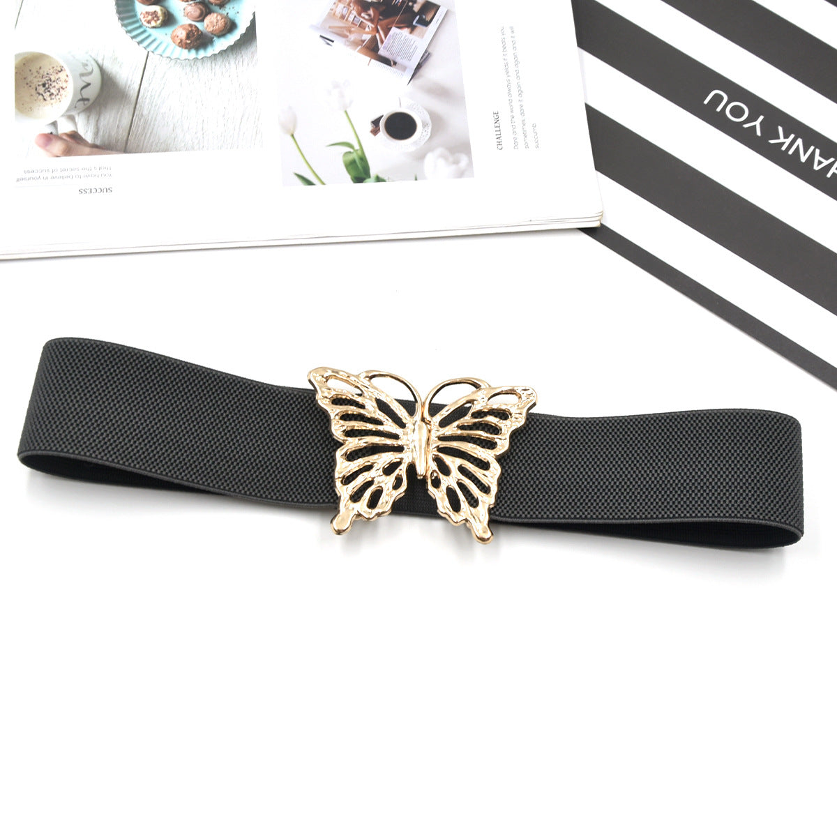 Hollow butterfly decorative belt