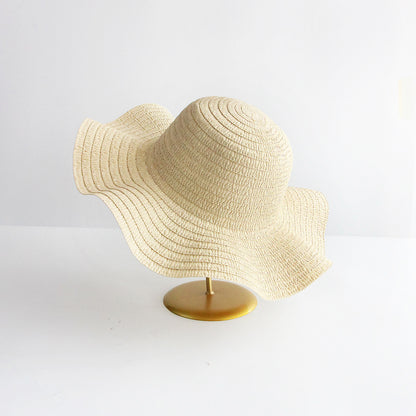 Bulk DIY Flat-Brim Straw Hat Summer
