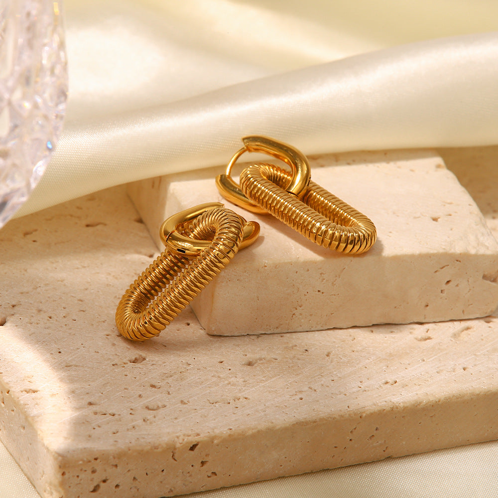 18K gold plated earrings wholesale