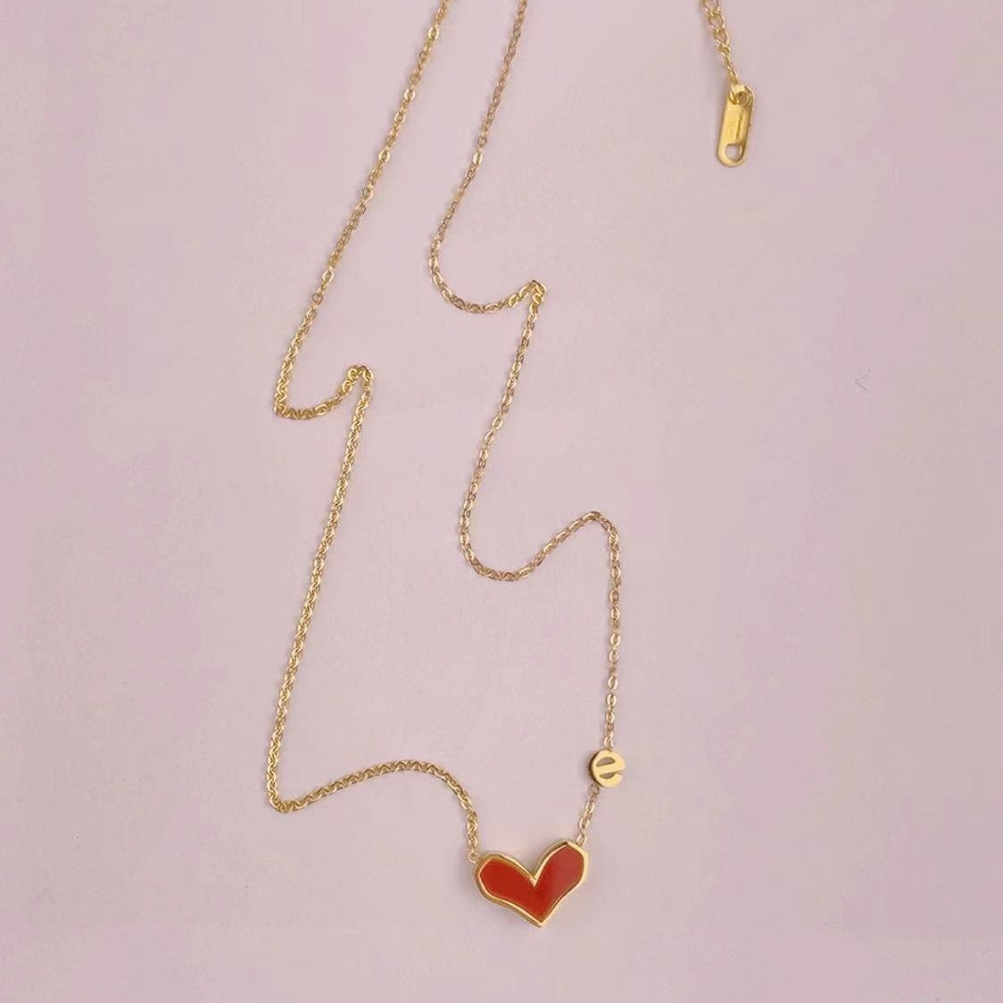 Women's Titanium Steel Love Lock Necklace