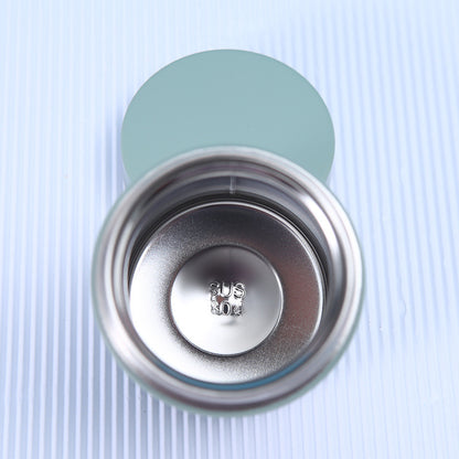 260Ml stainless steel 304 thermos cup solid color pocket cup