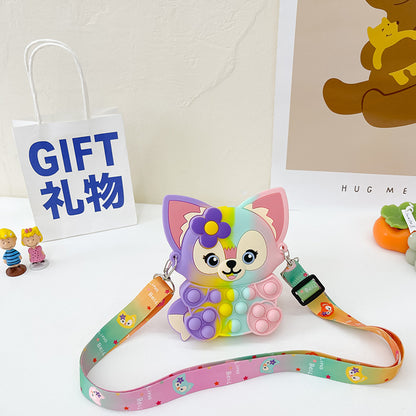 Cartoon baby girl accessories coin purse bag