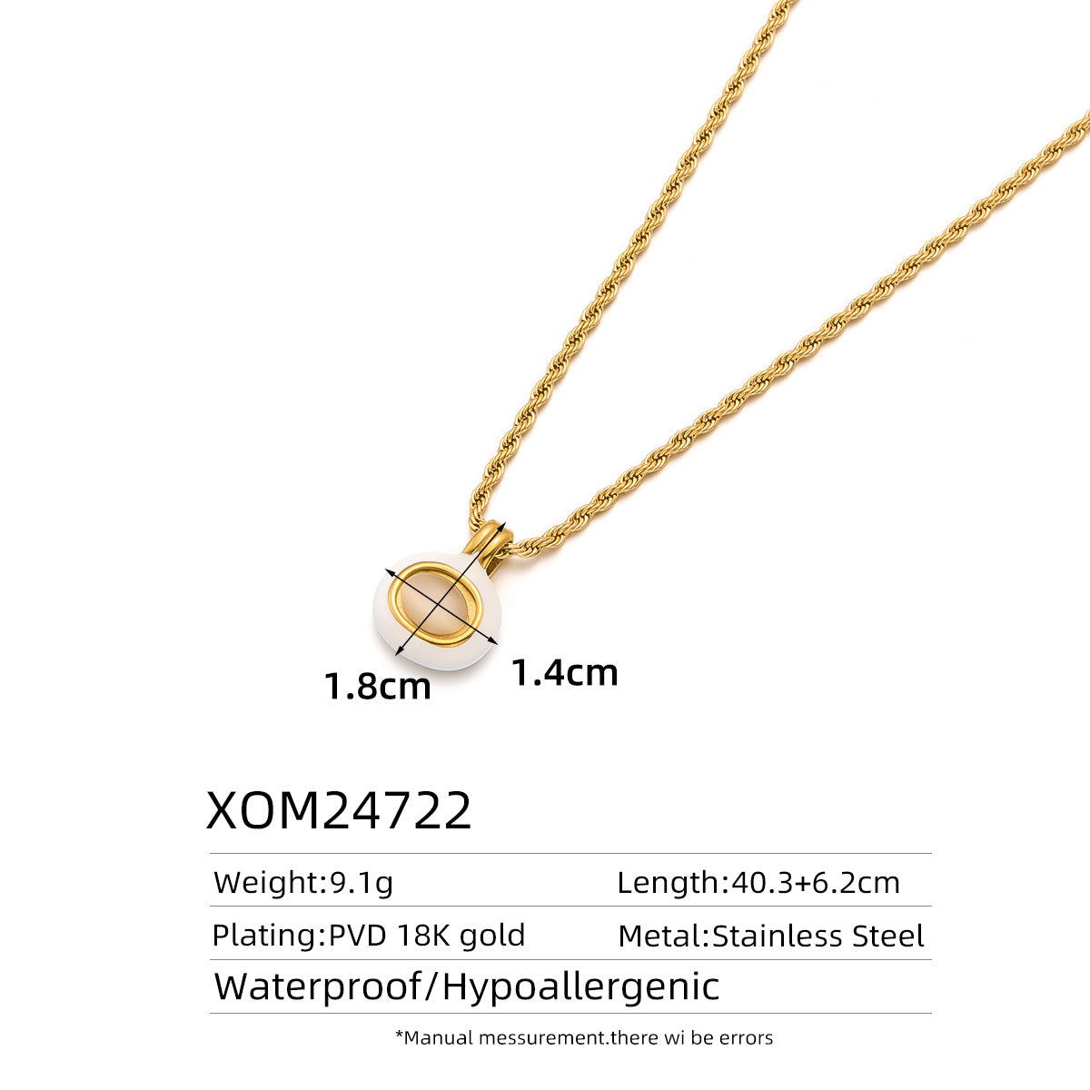 High-End Non-Fading Titanium Steel Women's Collarbone Necklace — INS Euro Style