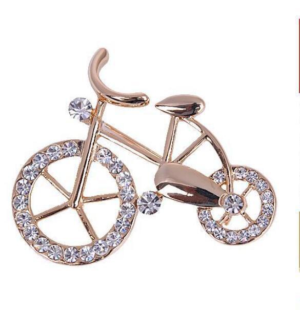 Crystal Vintage Bicycle Bicycle Corsage