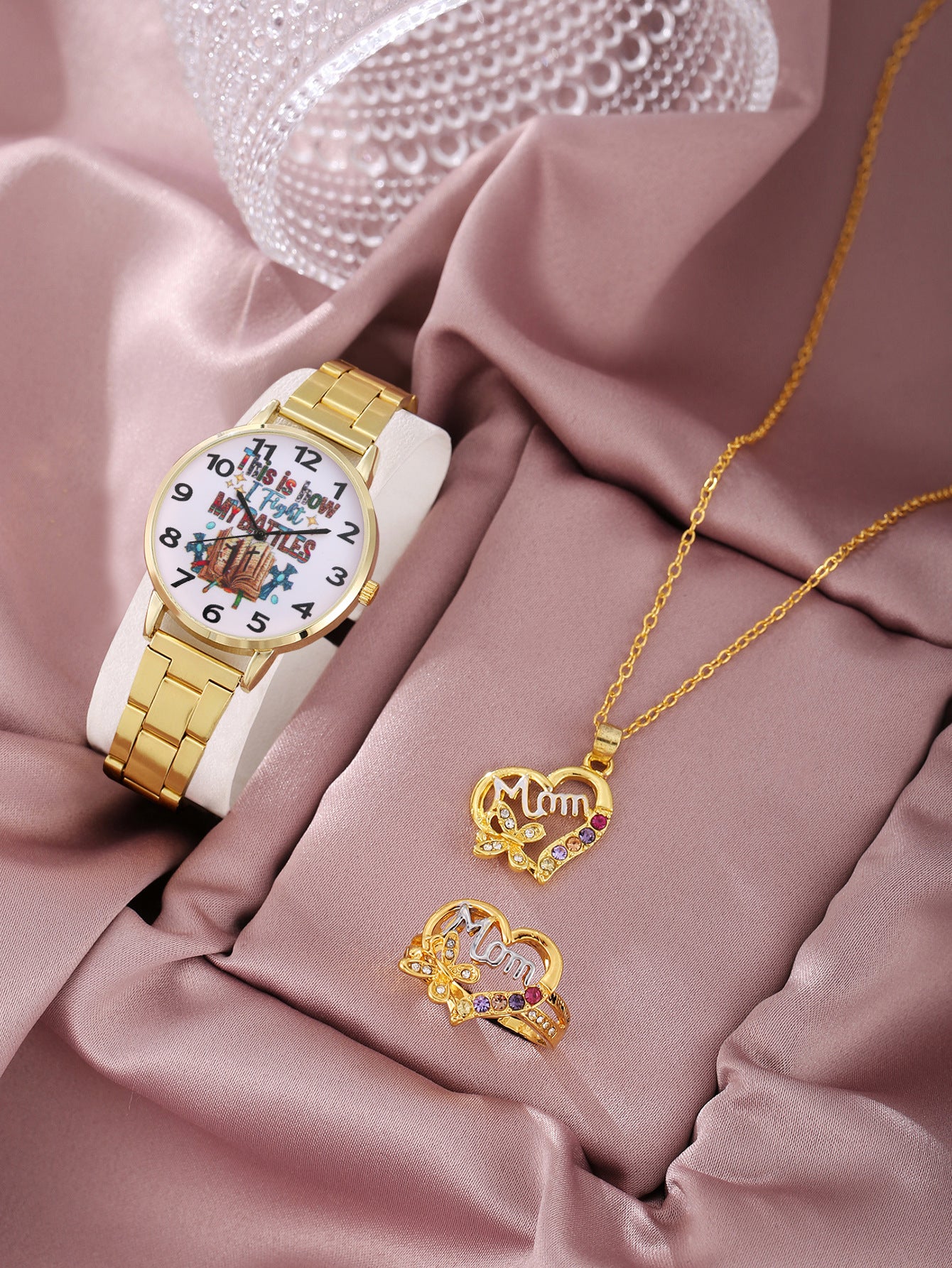 Butterfly suit fashion temperament quartz watch