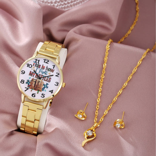 Butterfly suit fashion temperament quartz watch
