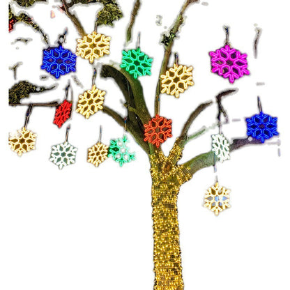 Outdoor waterproof LED snowflake light string lights