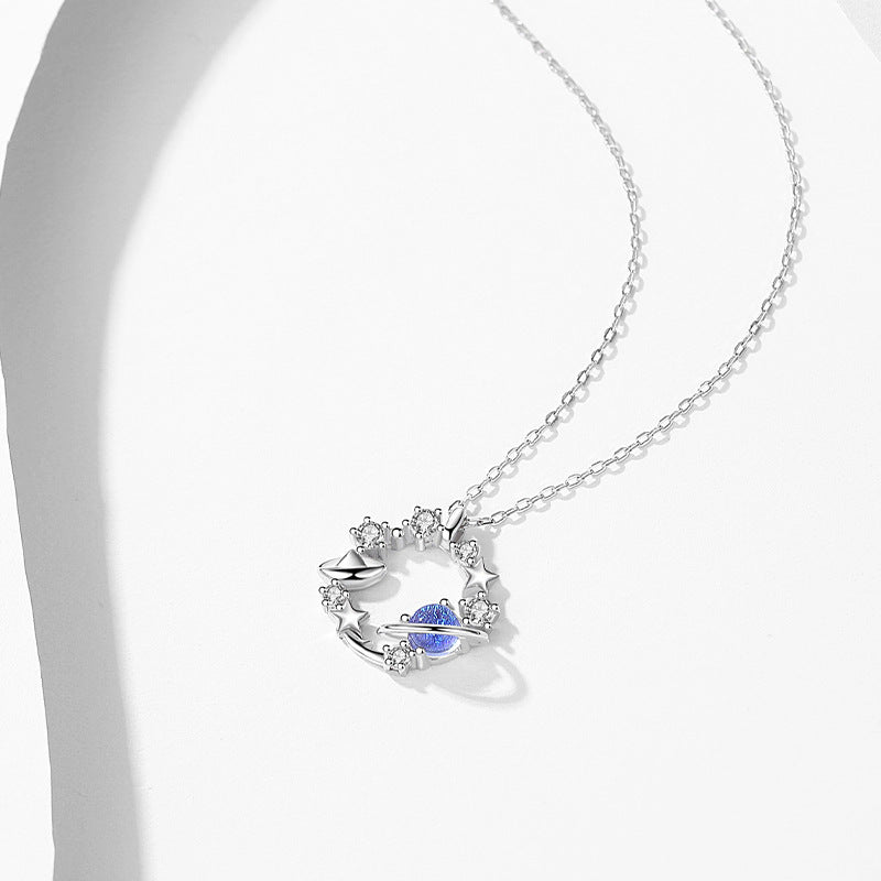 Fashion silver titanium steel necklace