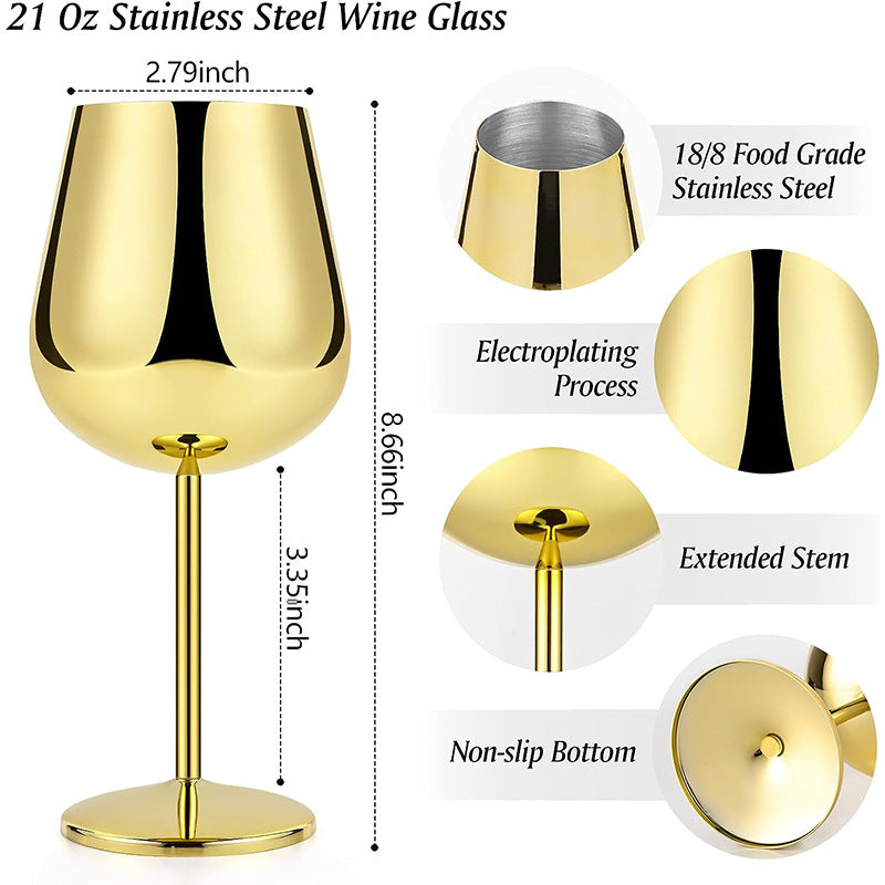 High value red wine goblet