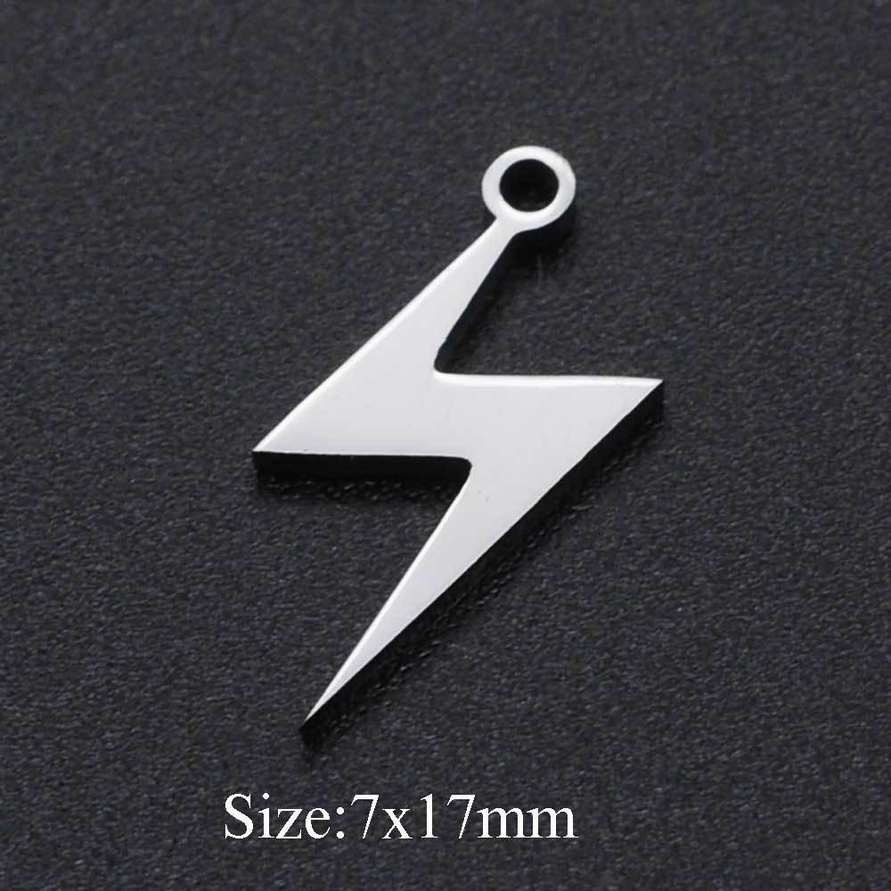 5 piezas/paquete Colgante de acero de titanio en forma de corazón con infinitas notas musicales 