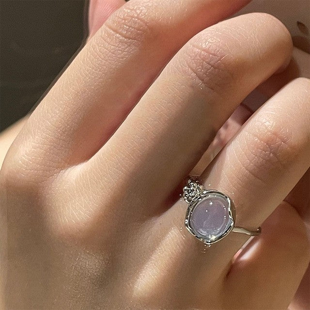 Moonstone Inlay Ring