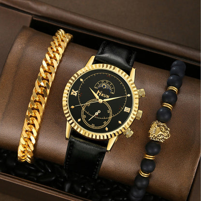 Creative Alloy Watch Sports Bracelet Set