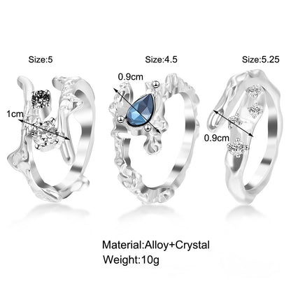 teardrop shaped ring diamond ring
