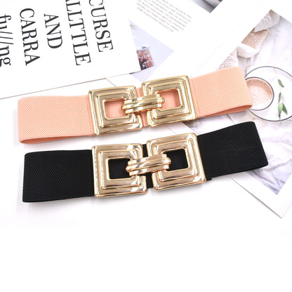 Gold belt women's decorative belt