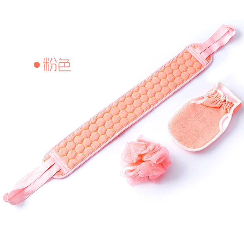 Bath Exfoliating Towel Set