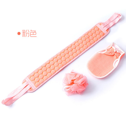 Bath Exfoliating Towel Set