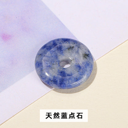 Accesorios de hebilla de seguridad de jade natural de 12 a 16 mm 