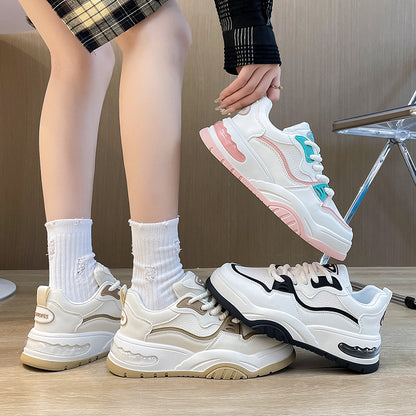 All-match student white sports sneakers