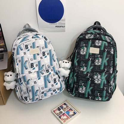Graffiti casual backpack student backpack