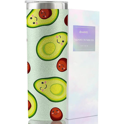 Can make patterned avocado 20oz straight cup