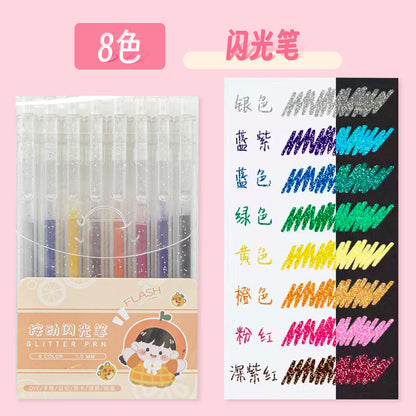 Push color flash pen