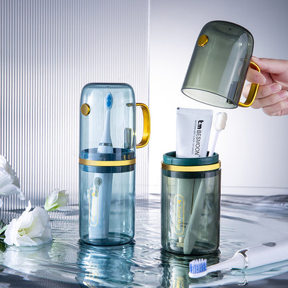 Vaso portátil para cepillos de dientes de viaje 