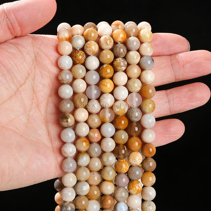 Chrysanthemum stone loose beads jewelry accessories DIY beads