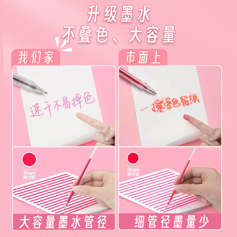 Push color flash pen