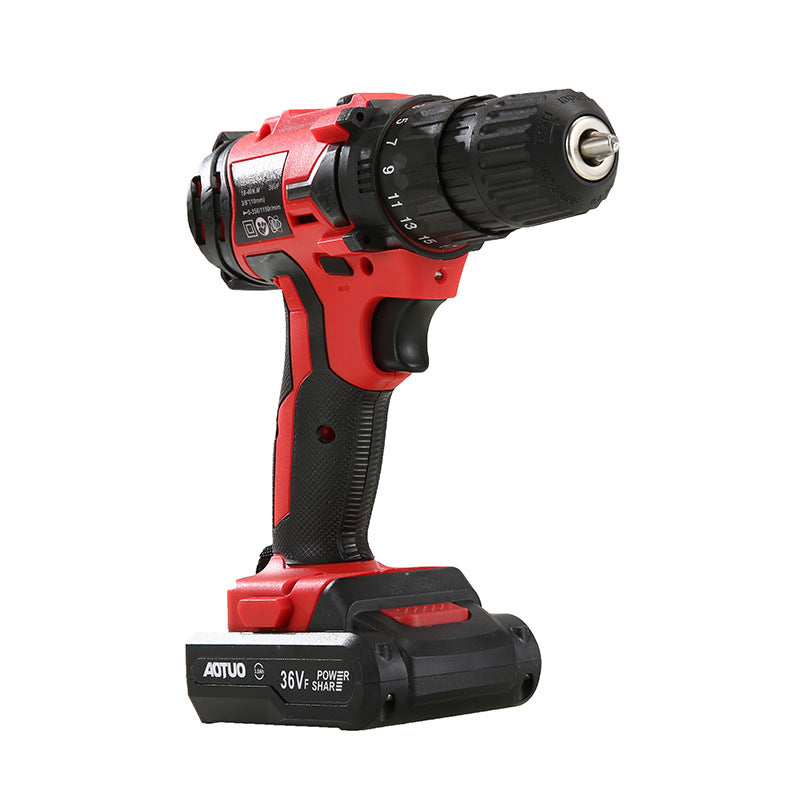Upgraded 36V Lithium Drill & Electric Screwdriver - Cordless Rechargeable Tool