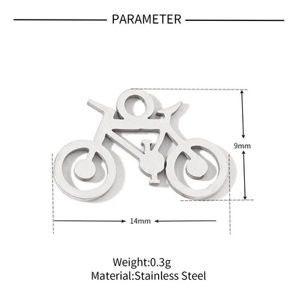 20 pcs/pack Flower Life Tree Hand Titanium Steel Pendant